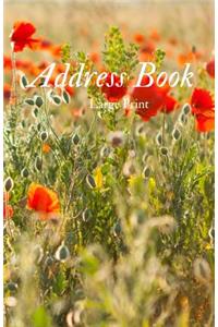 Address Book Large Print