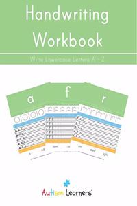 Handwriting Workbook Lowercase Letters A - Z