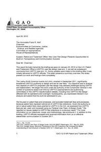 Patent and Trademark Office