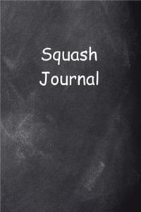 Squash Journal Chalkboard Design