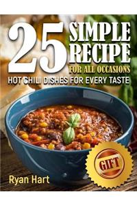 Hot chili dishes for every taste. 25 simple recipe for all occasions. Full color