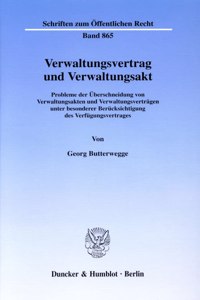 Verwaltungsvertrag Und Verwaltungsakt