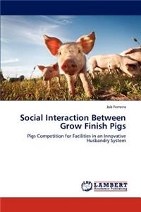Social Interaction Between Grow Finish Pigs