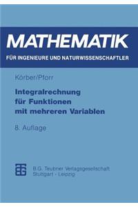 Integralrechnung Für Funktionen Mit Mehreren Variablen