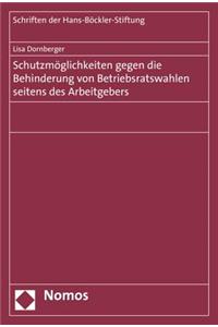 Schutzmoglichkeiten Gegen Die Behinderung Von Betriebsratswahlen Seitens Des Arbeitgebers