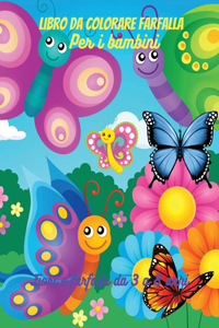 Libro da colorare di farfalle per bambini