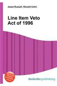Line Item Veto Act of 1996