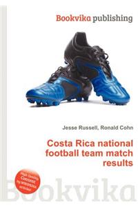 Costa Rica National Football Team Match Results
