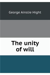 The Unity of Will