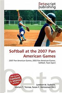 Softball at the 2007 Pan American Games