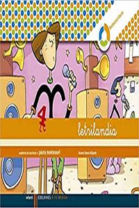 Letrilandia Lectoescritura cuaderno 4 de escritura (Pauta Montessori)