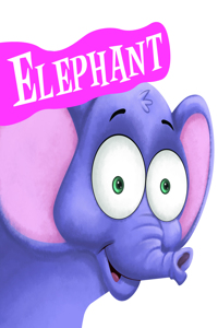 Early Learning Cut Out Book: Elephant
