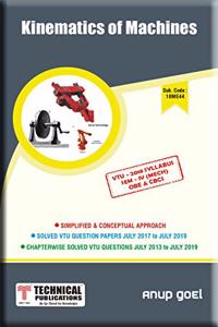 Kinematics of Machines for BE VTU Course 18 OBE & CBCS (IV- MECH. - 18ME44)