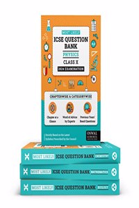Oswal - Gurukul Most Likely ICSE Question Bank Class 10 Bundles (Set of 4) : Physics, Chemistry, Maths & Biology for Exam 2024