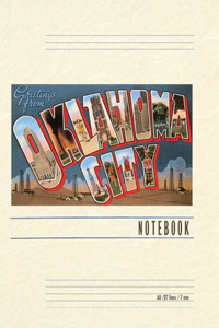 Vintage Lined Notebook Greetings from Oklahoma City