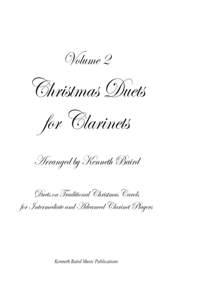 Christmas Duets for Clarinets - Volume 2