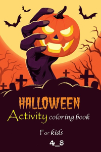 Halloween Activity coloring book for kids 4_8
