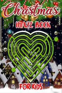 Christmas Maze Book For Kids