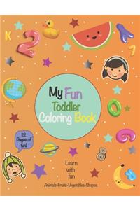 My fun toddler coloring book