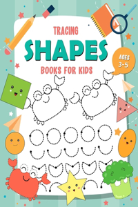 Tracing Shapes Books for kids Ages 3-5