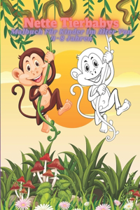 Nette Tierbabys - Malbuch Für Kinder Im Alter Von 4-8 Jahren