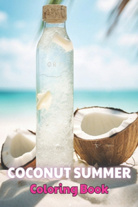 Coconut Summer Coloring Book
