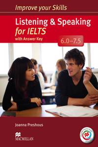 Improve Your Skills: Listening & Speaking for IELTS 6.0-7.5 Student's Book with key & MPO Pack