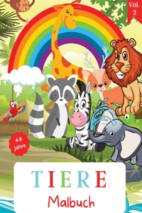 Tiere Malbuch