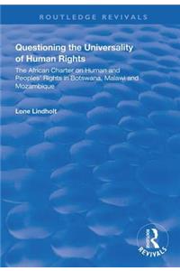 Questioning the Universality of Human Rights