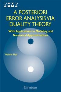 A Posteriori Error Analysis Via Duality Theory