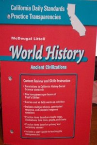 McDougal Littell World History California: Daily Standards Transparencies Grade 6 Ancient Civilizations