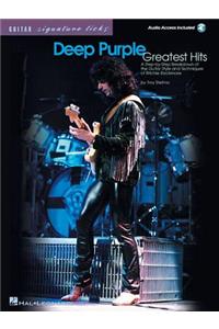 Deep Purple - Greatest Hits a Step-By-Step Breakdown of the Guitar Style and Techniques of Ritchie Blackmore Book/Online Audio