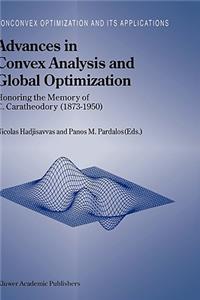 Advances in Convex Analysis and Global Optimization