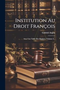 Institution Au Droit François