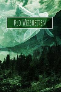 Klo Weisheiten