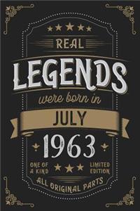 Real Legends were born in July 1963