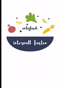 Intervall Fasten Notizbuch
