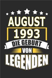 August 1993 Die Geburt von Legenden