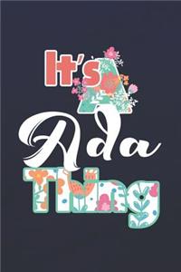 It's Ada Thing