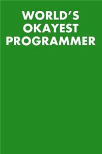 World's Okayest Programmer: Ukulele Tab Notebook 6x9 120 Pages