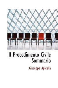 Il Procedimento Civile Sommario