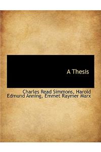 A Thesis