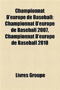 Championnat D'Europe de Baseball
