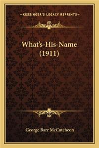 What's-His-Name (1911)