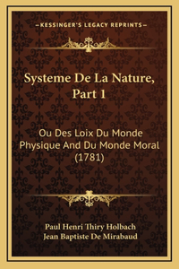 Systeme De La Nature, Part 1