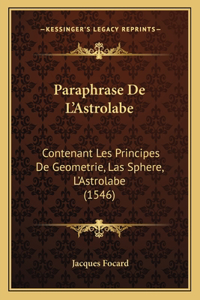 Paraphrase De L'Astrolabe