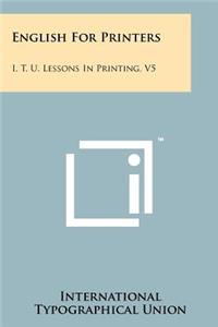 English for Printers