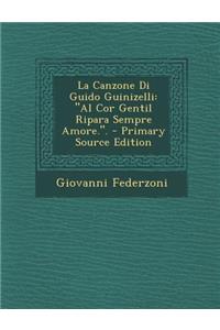 La Canzone Di Guido Guinizelli