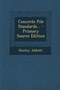 Concrete Pile Standards...