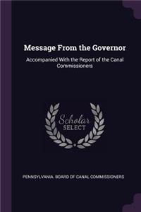 Message From the Governor